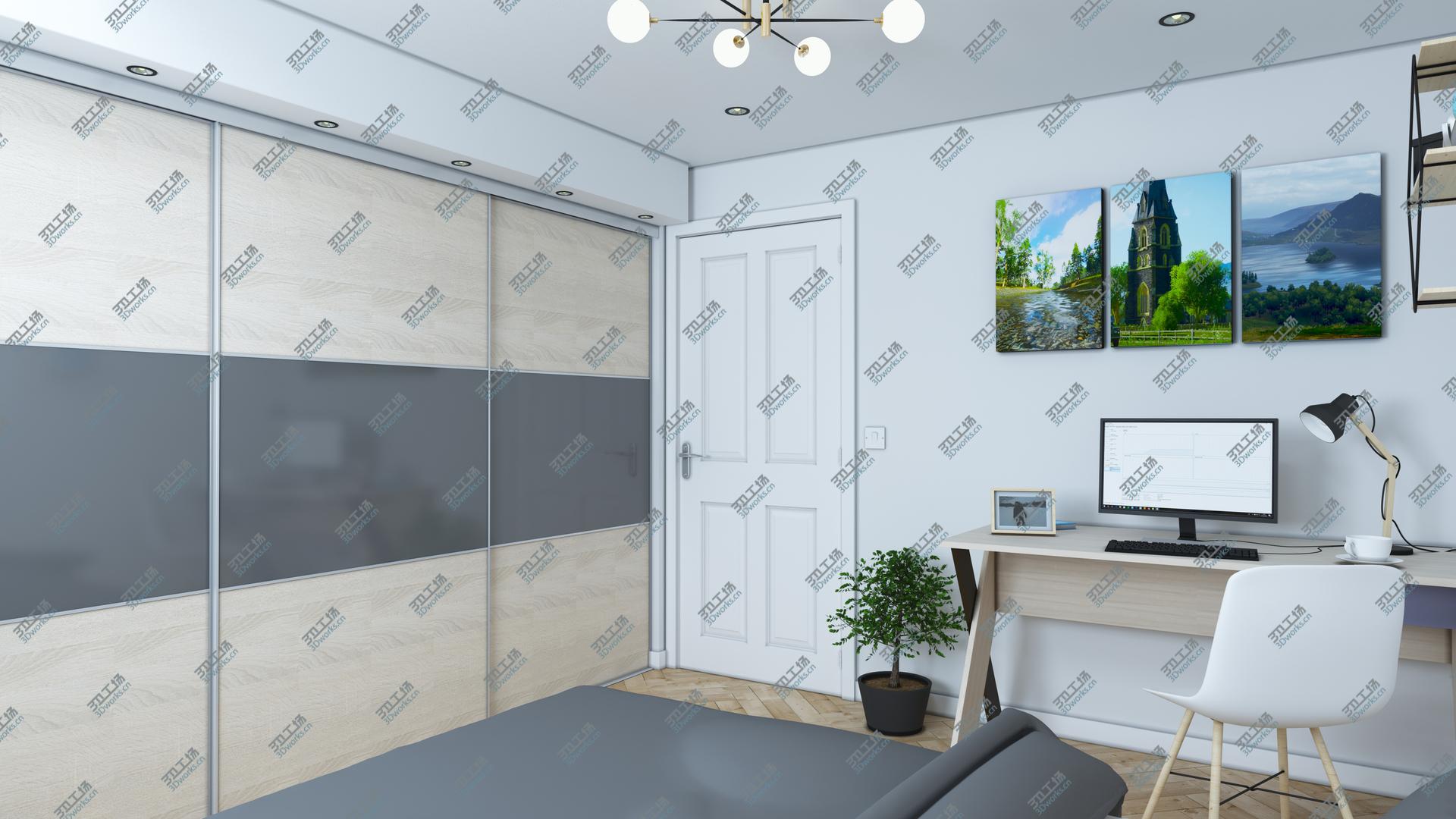 images/goods_img/202105073/Bedroom Interior 3D model/5.jpg